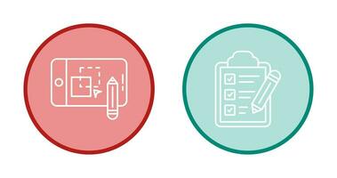 Pathfinder en checklist icoon vector