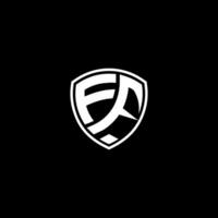 ff eerste brief in modern concept monogram schild logo vector