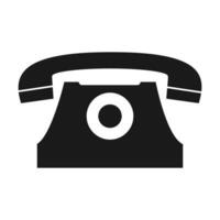 oud klassiek telefoon icoon vector symbool voor grafisch ontwerp, logo, web plaats, sociaal media, mobiel app, ui illustratie