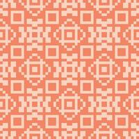 een oranje en roze meetkundig patroon vector