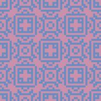 pixel naadloos patroon Purper vector