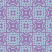 pixel naadloos patroon Purper blauw vector