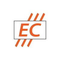 brief ec logo. e c. ec logo ontwerp vector illustratie voor creatief bedrijf, bedrijf, industrie. pro vector