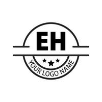 brief eh logo. e h. eh logo ontwerp vector illustratie voor creatief bedrijf, bedrijf, industrie. pro vector