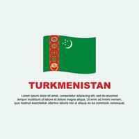 turkmenistan vlag achtergrond ontwerp sjabloon. turkmenistan onafhankelijkheid dag banier sociaal media na. turkmenistan achtergrond vector