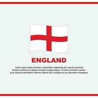 Engeland vlag achtergrond ontwerp sjabloon. Engeland onafhankelijkheid dag banier sociaal media na. Engeland ontwerp vector