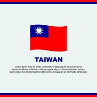 Taiwan vlag achtergrond ontwerp sjabloon. Taiwan onafhankelijkheid dag banier sociaal media na. Taiwan ontwerp vector