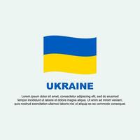 Oekraïne vlag achtergrond ontwerp sjabloon. Oekraïne onafhankelijkheid dag banier sociaal media na. Oekraïne achtergrond vector