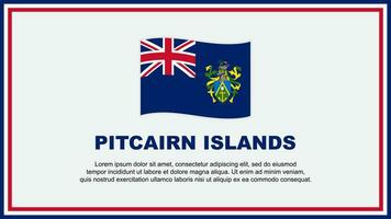 pitcairn eilanden vlag abstract achtergrond ontwerp sjabloon. pitcairn eilanden onafhankelijkheid dag banier sociaal media vector illustratie. pitcairn eilanden banier