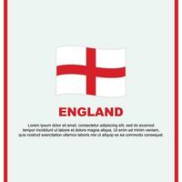 Engeland vlag achtergrond ontwerp sjabloon. Engeland onafhankelijkheid dag banier sociaal media na. Engeland tekenfilm vector