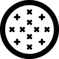 kruis steek vector icoon ontwerp illustratie