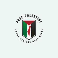 vrij Palestina logo vector