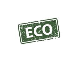 eco postzegel vector textuur. rubber cliché afdruk. web of afdrukken ontwerp element voor teken, sticker, label.