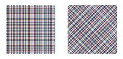 katoenen stof plaid naadloos patroon set. textiel ontwerp. vector