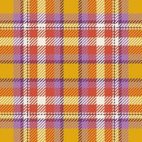 Schotse ruit Schotland naadloos plaid patroon vector. retro achtergrond kleding stof. wijnoogst controleren kleur plein meetkundig textuur. vector