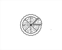 pizza icoon modern vector stijl. vector geïsoleerd illustratie