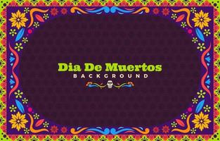 dia de muertos achtergrond vector