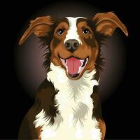 Australisch herder hond illustratie vector