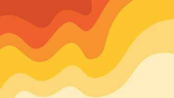 achtergrond oranje helling kleur Golf patroon backdrop sjabloon vector