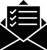 mail lijst vector icoon ontwerp illustratie