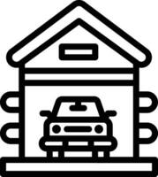 garage vector pictogram ontwerp illustratie