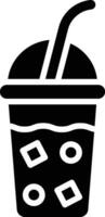 bevroren koffie vector icoon ontwerp illustratie