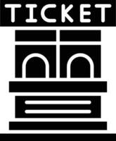 ticket office vector pictogram ontwerp illustratie