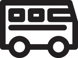 bus vervoer symbool icoon vector afbeelding. illustratie van de silhouet bus vervoer openbaar reizen ontwerp beeld