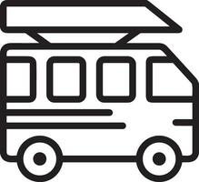 bus vervoer symbool icoon vector afbeelding. illustratie van de silhouet bus vervoer openbaar reizen ontwerp beeld