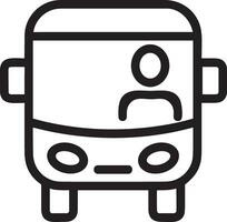 bus vervoer symbool icoon vector afbeelding. illustratie van de silhouet bus vervoer openbaar reizen ontwerp beeld