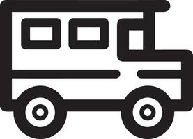 bus vervoer symbool icoon vector afbeelding. illustratie van de silhouet bus vervoer openbaar reizen ontwerp beeld