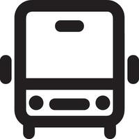 bus vervoer symbool icoon vector afbeelding. illustratie van de silhouet bus vervoer openbaar reizen ontwerp beeld