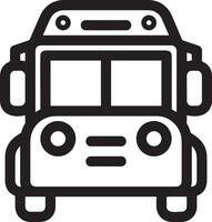 bus vervoer symbool icoon vector afbeelding. illustratie van de silhouet bus vervoer openbaar reizen ontwerp beeld