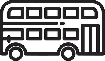 bus vervoer symbool icoon vector afbeelding. illustratie van de silhouet bus vervoer openbaar reizen ontwerp beeld