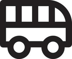 bus vervoer symbool icoon vector afbeelding. illustratie van de silhouet bus vervoer openbaar reizen ontwerp beeld