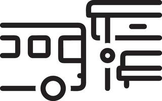 bus vervoer symbool icoon vector afbeelding. illustratie van de silhouet bus vervoer openbaar reizen ontwerp beeld