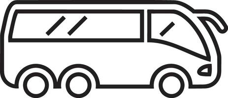 bus vervoer symbool icoon vector afbeelding. illustratie van de silhouet bus vervoer openbaar reizen ontwerp beeld