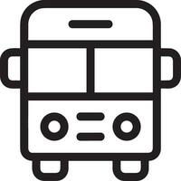 bus vervoer symbool icoon vector afbeelding. illustratie van de silhouet bus vervoer openbaar reizen ontwerp beeld