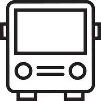 bus vervoer symbool icoon vector afbeelding. illustratie van de silhouet bus vervoer openbaar reizen ontwerp beeld