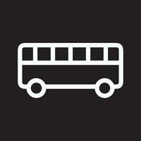 bus vervoer symbool icoon vector afbeelding. illustratie van de silhouet bus vervoer openbaar reizen ontwerp beeld