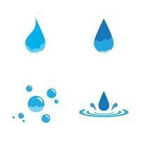 icoon reeks van water vector