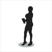 Dames silhouet vector