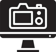 camera fotografie icoon symbool vector afbeelding. illustratie van multimedia fotografisch lens grafisch ontwerp beeld