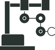 kunstmatig intelligentie- icoon symbool vector afbeelding. illustratie van de hersenen robot aan het leren menselijk slim algoritme ontwerp afbeelding.