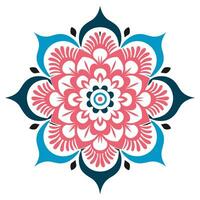 vrij kleurrijk helling mandala kunst vector icoon geïsoleerd Aan een wit achtergrond, Islamitisch mandala, cirkel mandala