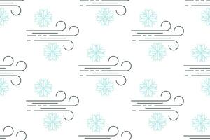 winter sneeuwvlokken naadloos patroon vector illustratie