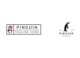 pinguin vector illustratie. creatief dier logo inspiratie. kan worden gebruikt net zo symbolen, merk identiteit, pictogrammen, of anderen.