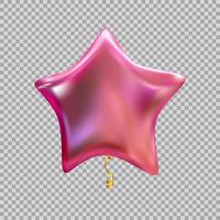 kleur glanzende helium ballonnen geïsoleerd vector