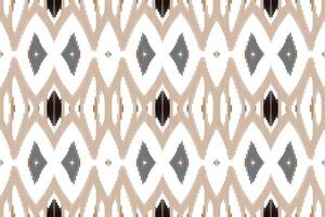 ikat paisley patroon borduurwerk achtergrond. ikat naadloos patroon meetkundig etnisch oosters patroon traditioneel.azteken stijl abstract vector ontwerp voor textuur, stof, kleding, verpakking, sarong.