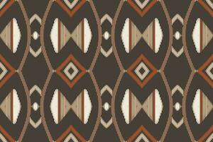 ikat naadloos patroon borduurwerk achtergrond. ikat aztec meetkundig etnisch oosters patroon traditioneel.azteken stijl abstract vector illustratie.ontwerp voor textuur, stof, kleding, verpakking, sarong.